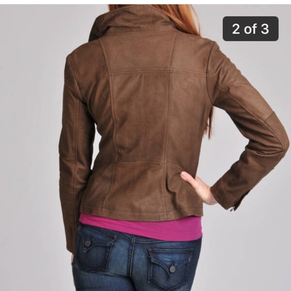 Buffalo Genuine Leather Distressed Jacket - Picture 2 of 12
